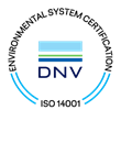 DNV ISO 14001 certification