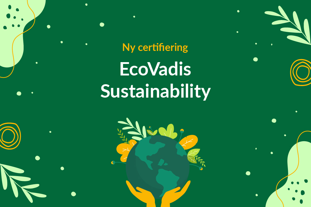 Illustration: Ny certifiering, EcoVadis Sustainability