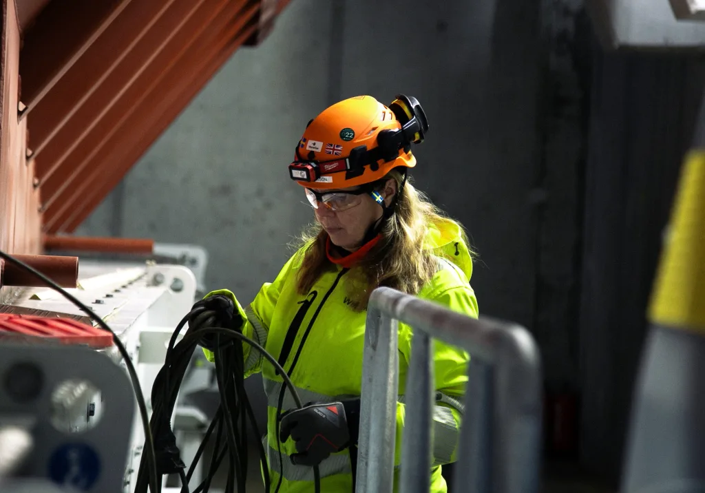 HSE-specialist säkrar siten.